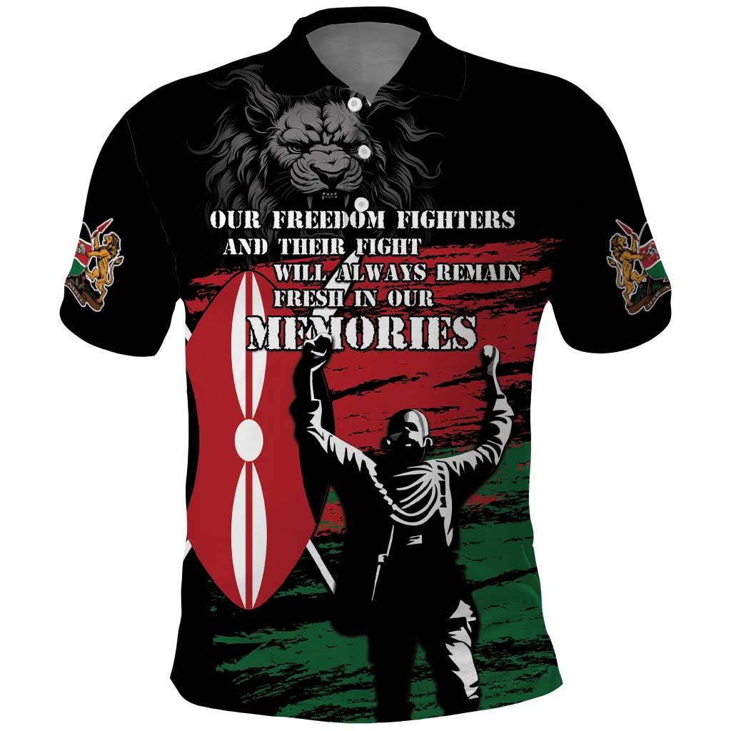 Happy Kenya Mashujaa Day Polo Shirt Honour Our Heroes, Heroines LT05 - Wonder Print Shop