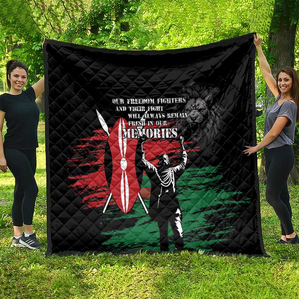 Happy Kenya Mashujaa Day Quilt Honour Our Heroes, Heroines LT05 - Wonder Print Shop