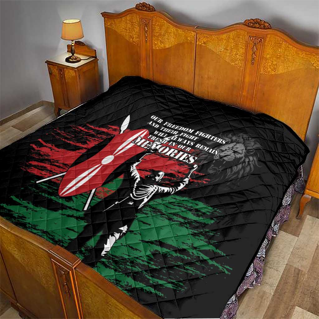 Happy Kenya Mashujaa Day Quilt Honour Our Heroes, Heroines LT05 - Wonder Print Shop