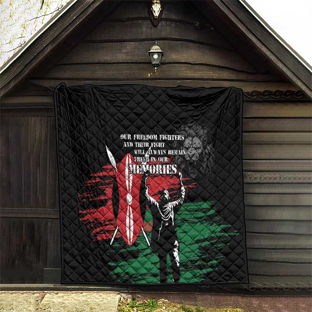 Happy Kenya Mashujaa Day Quilt Honour Our Heroes, Heroines LT05 - Wonder Print Shop