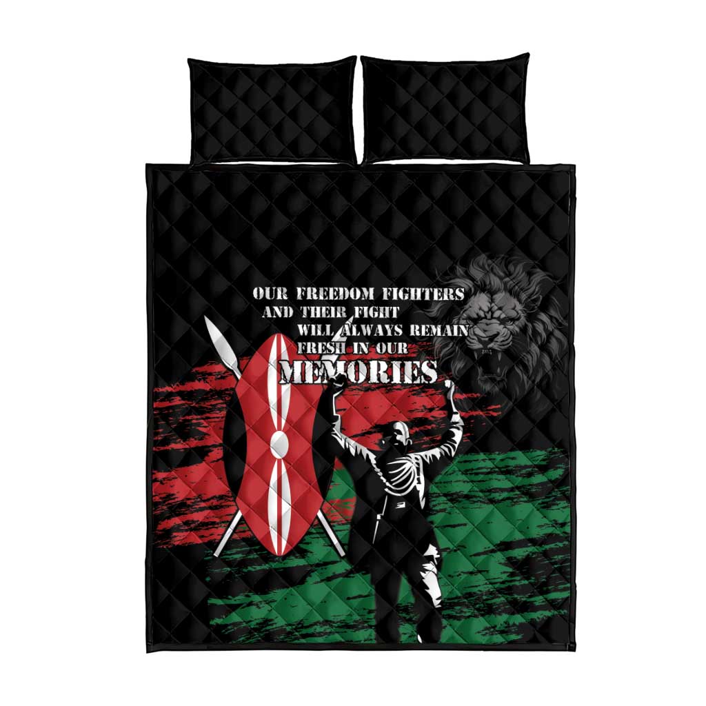 Happy Kenya Mashujaa Day Quilt Bed Set Honour Our Heroes, Heroines LT05 - Wonder Print Shop