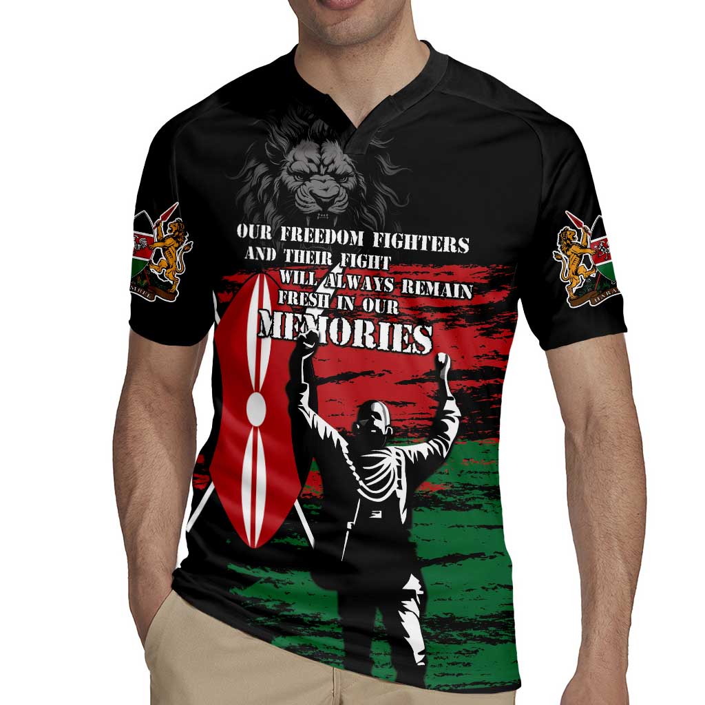 Happy Kenya Mashujaa Day Rugby Jersey Honour Our Heroes, Heroines LT05 - Wonder Print Shop