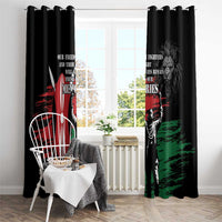 Happy Kenya Mashujaa Day Window Curtain Honour Our Heroes, Heroines LT05 - Wonder Print Shop