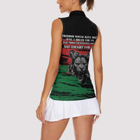 Happy Kenya Mashujaa Day Women Sleeveless Polo Shirt Honour Our Heroes, Heroines LT05 - Wonder Print Shop