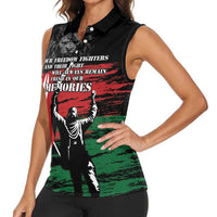 Happy Kenya Mashujaa Day Women Sleeveless Polo Shirt Honour Our Heroes, Heroines LT05 - Wonder Print Shop