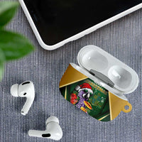 Dominica Christmas AirPods Case Funny Santa Sisserou Parrot - Wonder Print Shop