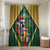 Dominica Christmas Bathroom Set Funny Santa Sisserou Parrot - Wonder Print Shop