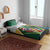 Dominica Christmas Bedding Set Funny Santa Sisserou Parrot - Wonder Print Shop