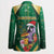 Dominica Christmas Blazer Funny Santa Sisserou Parrot - Wonder Print Shop
