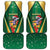 Dominica Christmas Car Mats Funny Santa Sisserou Parrot - Wonder Print Shop