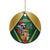 Dominica Christmas Ceramic Ornament Funny Santa Sisserou Parrot - Wonder Print Shop