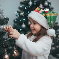 Dominica Christmas Santa Hat Funny Santa Sisserou Parrot - Wonder Print Shop