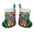 Dominica Christmas Stocking Funny Santa Sisserou Parrot - Wonder Print Shop