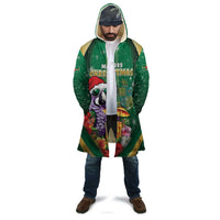 Dominica Christmas Cloak Funny Santa Sisserou Parrot - Wonder Print Shop