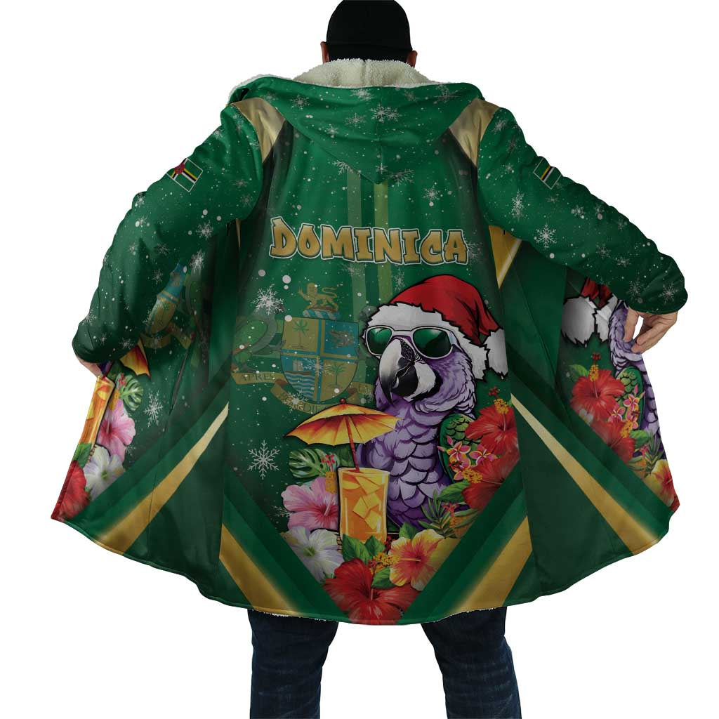 Dominica Christmas Cloak Funny Santa Sisserou Parrot - Wonder Print Shop
