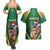 Dominica Christmas Couples Matching Summer Maxi Dress and Hawaiian Shirt Funny Santa Sisserou Parrot - Wonder Print Shop