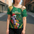 Dominica Christmas Cross Shoulder Shirt Funny Santa Sisserou Parrot - Wonder Print Shop