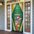 Dominica Christmas Door Cover Funny Santa Sisserou Parrot - Wonder Print Shop