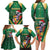 Dominica Christmas Family Matching Long Sleeve Bodycon Dress and Hawaiian Shirt Funny Santa Sisserou Parrot - Wonder Print Shop