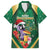 Dominica Christmas Family Matching Long Sleeve Bodycon Dress and Hawaiian Shirt Funny Santa Sisserou Parrot - Wonder Print Shop