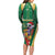 Dominica Christmas Family Matching Long Sleeve Bodycon Dress and Hawaiian Shirt Funny Santa Sisserou Parrot - Wonder Print Shop