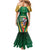 Dominica Christmas Family Matching Mermaid Dress and Hawaiian Shirt Funny Santa Sisserou Parrot - Wonder Print Shop