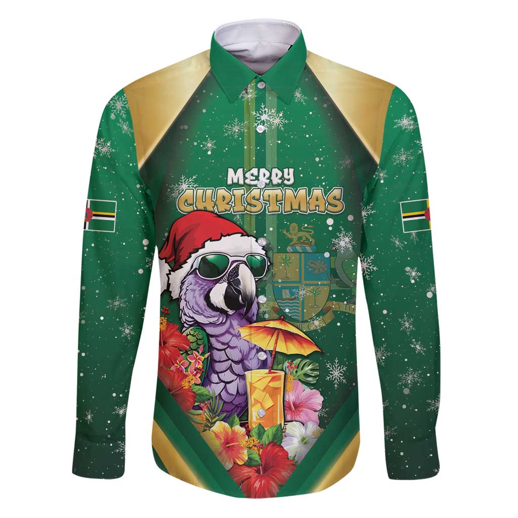 Dominica Christmas Family Matching Puletasi and Hawaiian Shirt Funny Santa Sisserou Parrot - Wonder Print Shop