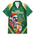 Dominica Christmas Family Matching Summer Maxi Dress and Hawaiian Shirt Funny Santa Sisserou Parrot - Wonder Print Shop