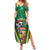 Dominica Christmas Family Matching Summer Maxi Dress and Hawaiian Shirt Funny Santa Sisserou Parrot - Wonder Print Shop