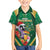 Dominica Christmas Family Matching Summer Maxi Dress and Hawaiian Shirt Funny Santa Sisserou Parrot - Wonder Print Shop
