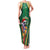 Dominica Christmas Family Matching Tank Maxi Dress and Hawaiian Shirt Funny Santa Sisserou Parrot - Wonder Print Shop