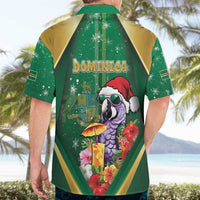 Dominica Christmas Hawaiian Shirt Funny Santa Sisserou Parrot - Wonder Print Shop