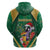 Dominica Christmas Hoodie Funny Santa Sisserou Parrot - Wonder Print Shop