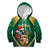 Dominica Christmas Kid Hoodie Funny Santa Sisserou Parrot - Wonder Print Shop