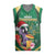 Dominica Christmas Knitted V-Neck Vest Funny Santa Sisserou Parrot - Wonder Print Shop