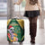Dominica Christmas Luggage Cover Funny Santa Sisserou Parrot - Wonder Print Shop