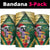 Dominica Christmas Neck Gaiter Funny Santa Sisserou Parrot - Wonder Print Shop