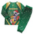 Dominica Christmas Pajama Set Funny Santa Sisserou Parrot - Wonder Print Shop