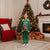 Dominica Christmas Pajama Set Funny Santa Sisserou Parrot - Wonder Print Shop