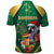 Dominica Christmas Polo Shirt Funny Santa Sisserou Parrot - Wonder Print Shop