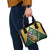 Dominica Christmas Shoulder Handbag Funny Santa Sisserou Parrot - Wonder Print Shop