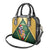 Dominica Christmas Shoulder Handbag Funny Santa Sisserou Parrot - Wonder Print Shop