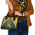 Dominica Christmas Shoulder Handbag Funny Santa Sisserou Parrot - Wonder Print Shop