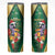 Dominica Christmas Skinny Tumbler Funny Santa Sisserou Parrot - Wonder Print Shop