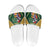 Dominica Christmas Slide Sandals Funny Santa Sisserou Parrot - Wonder Print Shop