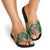 Dominica Christmas Slide Sandals Funny Santa Sisserou Parrot - Wonder Print Shop