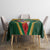 Dominica Christmas Tablecloth Funny Santa Sisserou Parrot - Wonder Print Shop