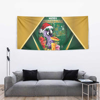 Dominica Christmas Tapestry Funny Santa Sisserou Parrot - Wonder Print Shop