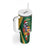 Dominica Christmas Tumbler With Handle Funny Santa Sisserou Parrot - Wonder Print Shop
