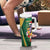 Dominica Christmas Tumbler With Handle Funny Santa Sisserou Parrot - Wonder Print Shop